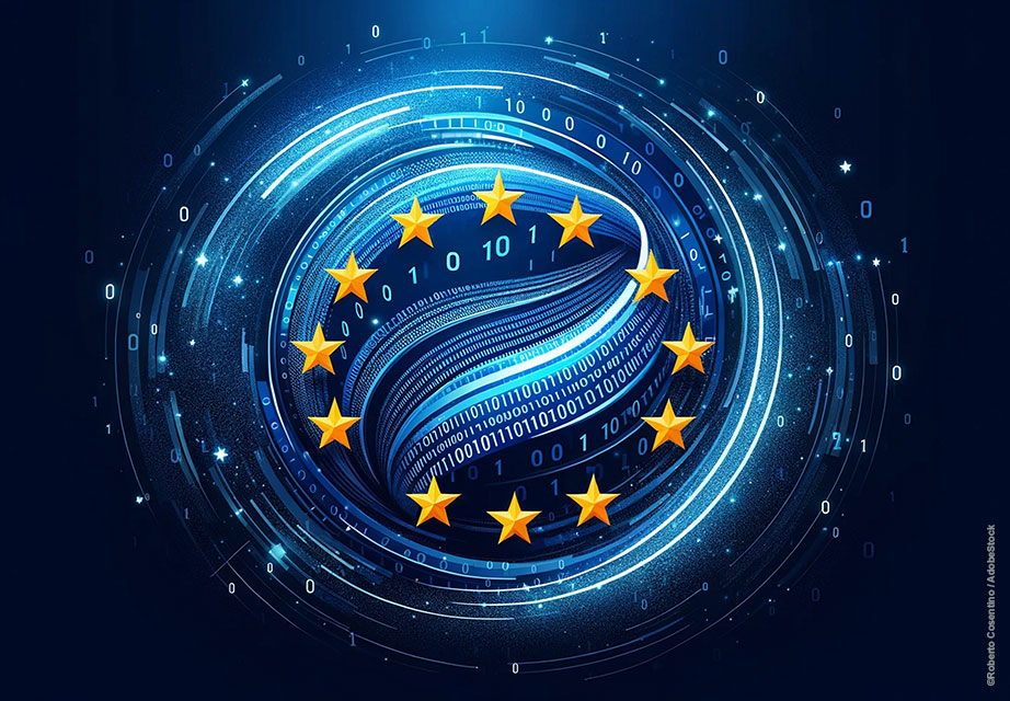 Sybmolfoto für die Digitalisierung Europas
