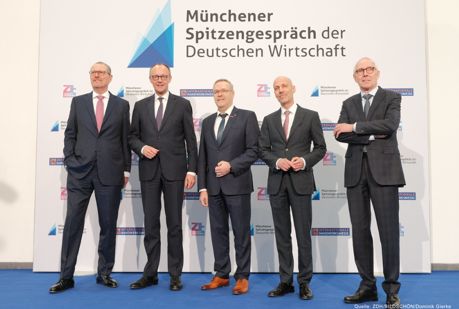 #München_Spitzengespräch_Arbeitgeberpräsident Dr. Rainer Dulger - Fotocredit @ZDH/BILDSCHÖN/Dominik Gierke