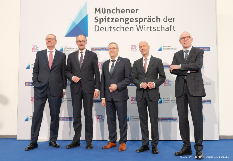 #München_Spitzengespräch_Arbeitgeberpräsident Dr. Rainer Dulger - Fotocredit @ZDH/BILDSCHÖN/Dominik Gierke