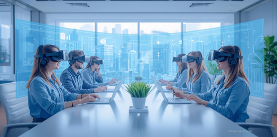 Virtual Reality (VR) & Augmented Reality (AR) in der Arbeitswelt. - Copy: Canva Stock