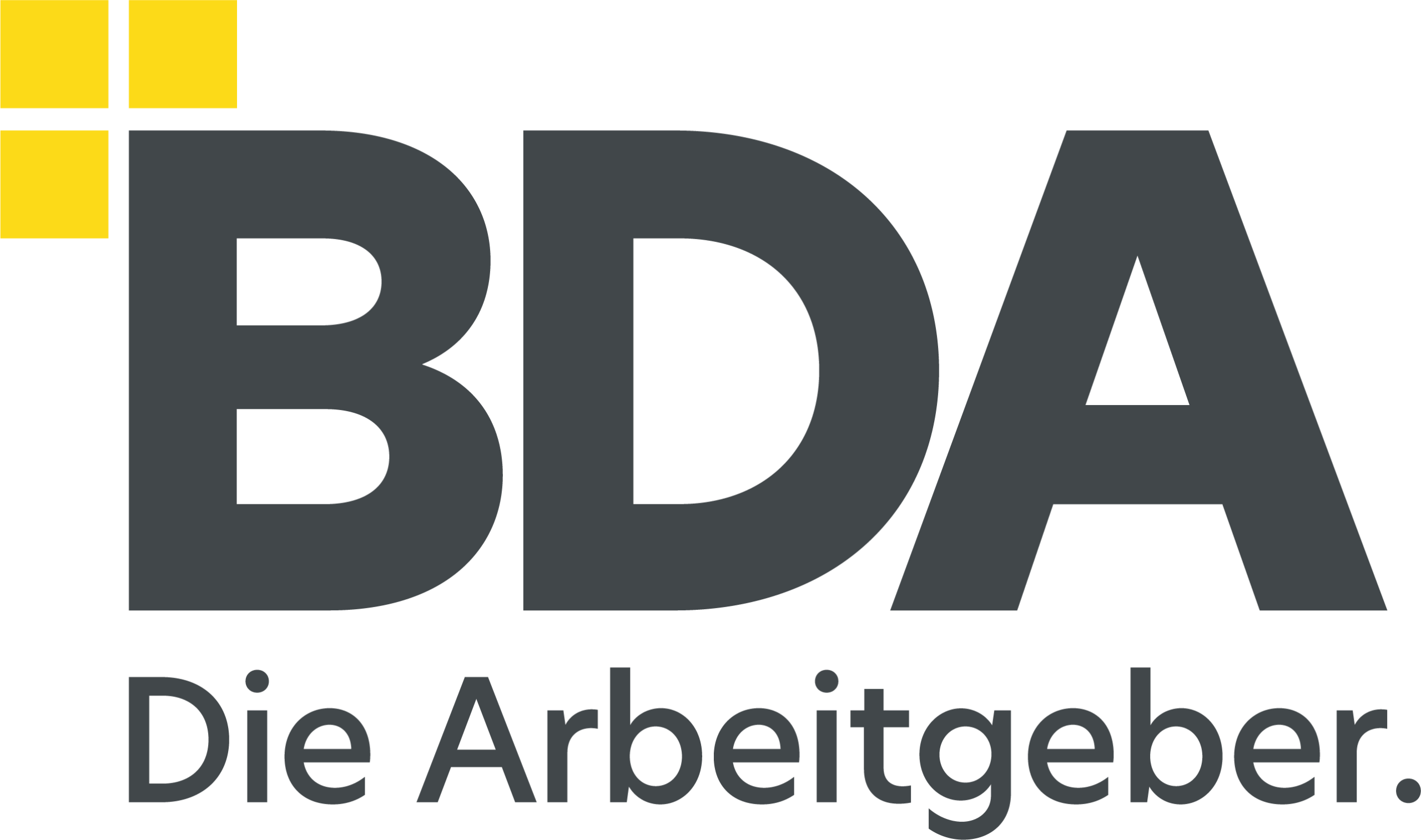 BDA-Logo mit Claim - Die Arbeitgeber.